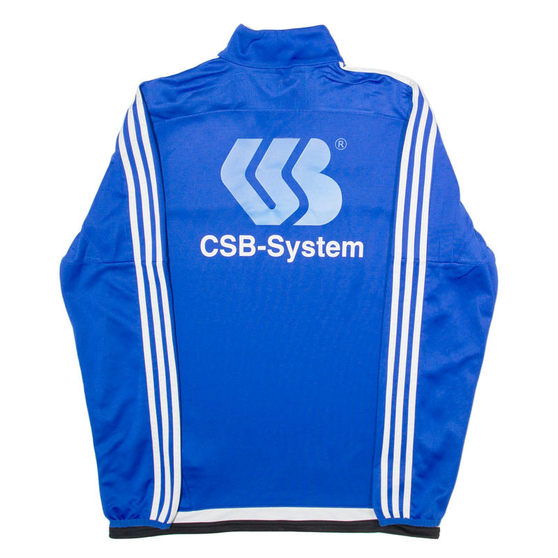 ADIDAS SCD Mens Sweatshirt Blue 1/4 Zip M