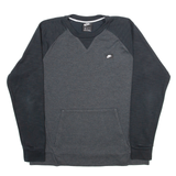 NIKE Mens Sweatshirt Grey M