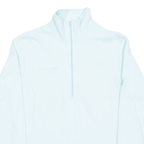 MAMMUT Womens Fleece Blue 1/4 Zip S