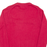 RIVER WOOD Edinburgh Womens Jumper Red Tight Knit UK 14