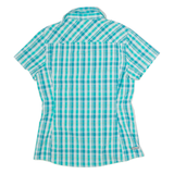 THE NORTH FACE Womens Shirt Blue Plaid S