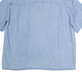 DAGMAR HAUSER Womens Denim Shirt Blue 90s Floral UK 14