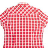 JACK WOLFSKIN Slim Fit Womens Shirt Red Check UK 16