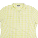 JACK WOLFSKIN Womens Shirt Yellow Check 2XL
