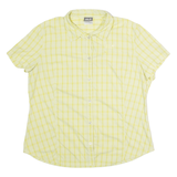 JACK WOLFSKIN Womens Shirt Yellow Check 2XL