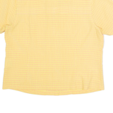 JACK WOLFSKIN Womens Shirt Yellow Check UK 12