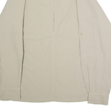 ALPINE CLUB SWITZERLAND Mens Plain Shirt Beige Long Sleeve XL
