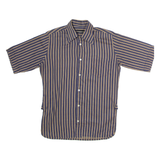 CLAUDIO BERRUTI Mens Shirt Blue 90s Striped S