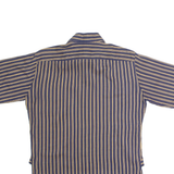 CLAUDIO BERRUTI Mens Shirt Blue 90s Striped S