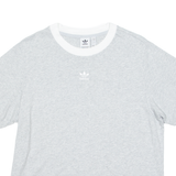 ADIDAS ORIGINALS Womens T-Shirt Grey UK 10