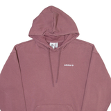 ADIDAS ORIGINALS Womens Maroon Hoodie UK 10