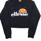 ELLESSE Womens Black Hoodie UK 12