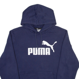 PUMA Mens Blue Hoodie M
