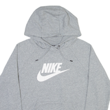 NIKE Womens Grey Hoodie L