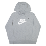 NIKE Womens Grey Hoodie L
