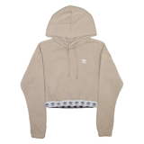 ADIDAS ORIGINALS Womens Brown Hoodie UK 6