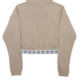 ADIDAS ORIGINALS Womens Brown Hoodie UK 6