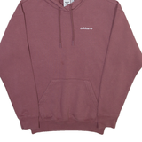 ADIDAS ORIGINALS Womens Purple Hoodie UK 6