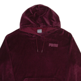 PUMA Womens Maroon Hoodie UK 14