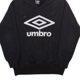 UMBRO Mens Black Hoodie S