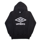 UMBRO Mens Black Hoodie S