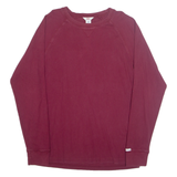 LEVI'S Ribbed Mens T-Shirt Red Long Sleeve XL