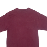 DICKIES Mens T-Shirt Maroon M