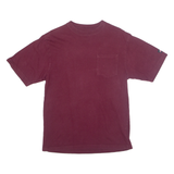 DICKIES Mens T-Shirt Maroon M