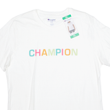 CHAMPION Mens T-Shirt White XL
