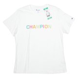 CHAMPION Mens T-Shirt White XL