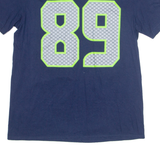 NIKE NFL Seattle Seahawks '89 Baldwin Mens T-Shirt Blue USA L