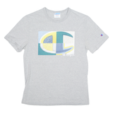CHAMPION Womens T-Shirt Grey L