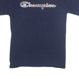 CHAMPION Womens T-Shirt Blue M