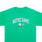 CHAMPION Notre Dame Mens T-Shirt Green USA M