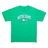 CHAMPION Notre Dame Mens T-Shirt Green USA M