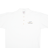 ONEITA Kennys Players Club Barona Casino Mens T-Shirt White Button Neck XL