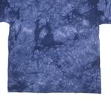 THE MOUNTAIN Owl Mens Tie Dye T-Shirt Blue 90s XL