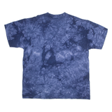 THE MOUNTAIN Owl Mens Tie Dye T-Shirt Blue 90s XL