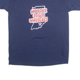 JERZEES Hoosier Four Wheelers Mens T-Shirt Blue USA XL