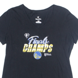 FANATICS NBA Golden State Warriors Womens T-Shirt Black USA V-Neck L