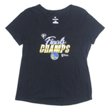 FANATICS NBA Golden State Warriors Womens T-Shirt Black USA V-Neck L
