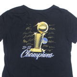 FANATICS NBA Golden State Warriors Womens T-Shirt Black USA V-Neck L