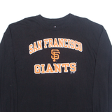MAJESTIC MLB SAN FRANCISCO GIANTS Mens T-Shirt Black Long Sleeve USA 2XL