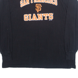 MAJESTIC MLB SAN FRANCISCO GIANTS Mens T-Shirt Black Long Sleeve USA 2XL