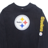 NFL PITTSBURGH STEELERS Mens T-Shirt Black Long Sleeve USA 2XL