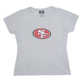 FANATICS San FRANCISCO 49ers Womens T-Shirt Grey USA V-Neck XL