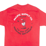 ANVIL Mens T-Shirt Red L