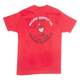 ANVIL Mens T-Shirt Red L