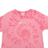CHAMPION Womens T-Shirt Pink L
