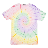 FULFIL Mens Tie Dye T-Shirt Purple M